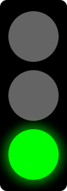 Signal H2: Fahrt frei
